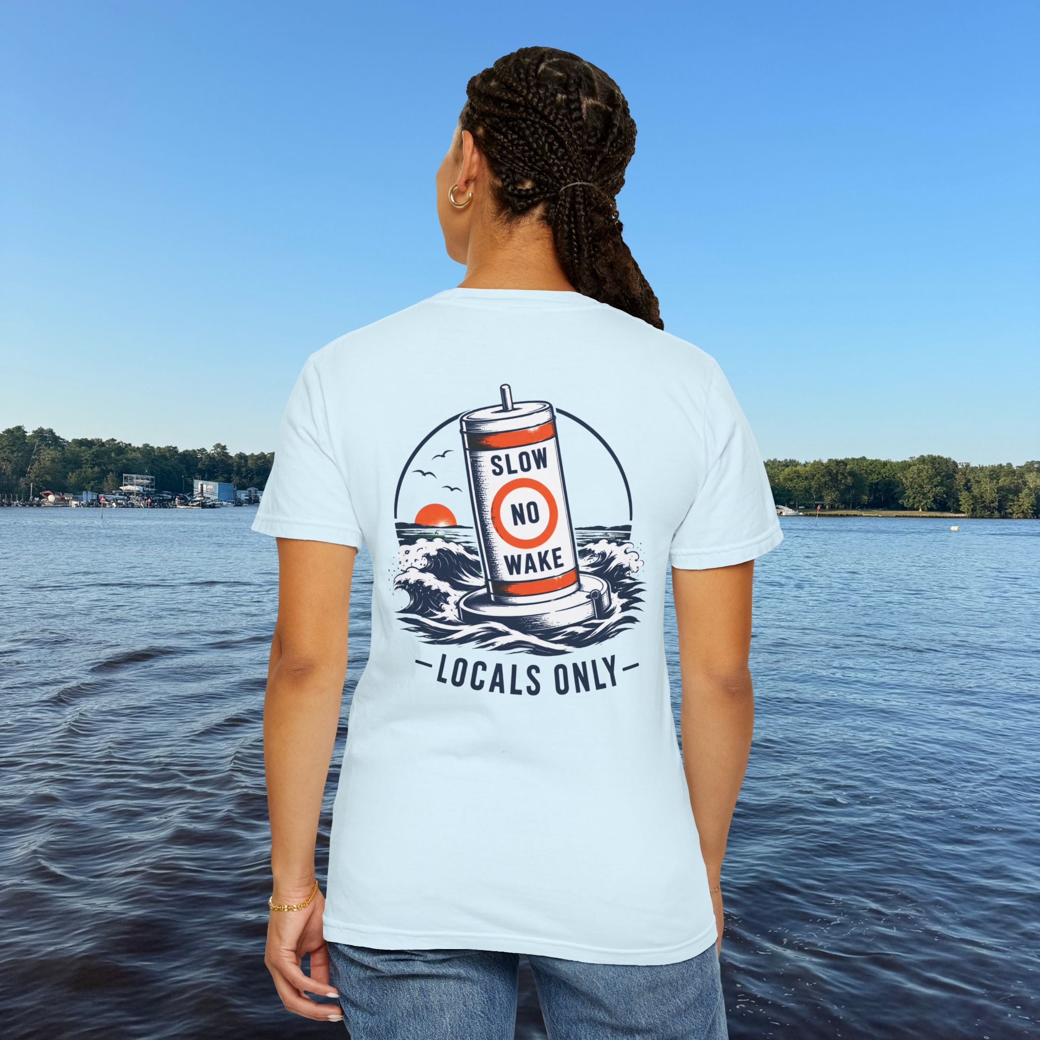 Locals Only T‑Shirt- Chambray
