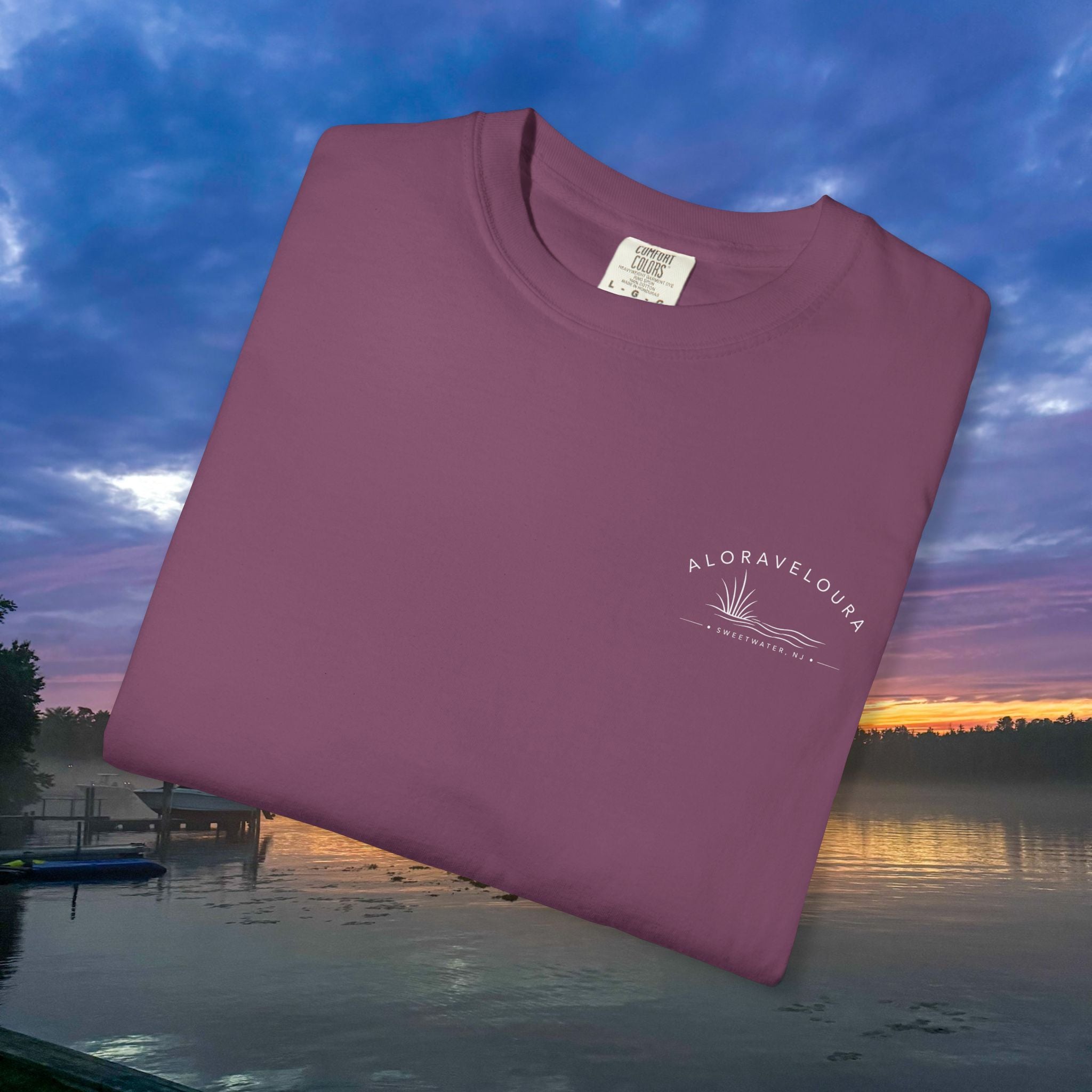 Alora Veloura Heron T-Shirt- Berry