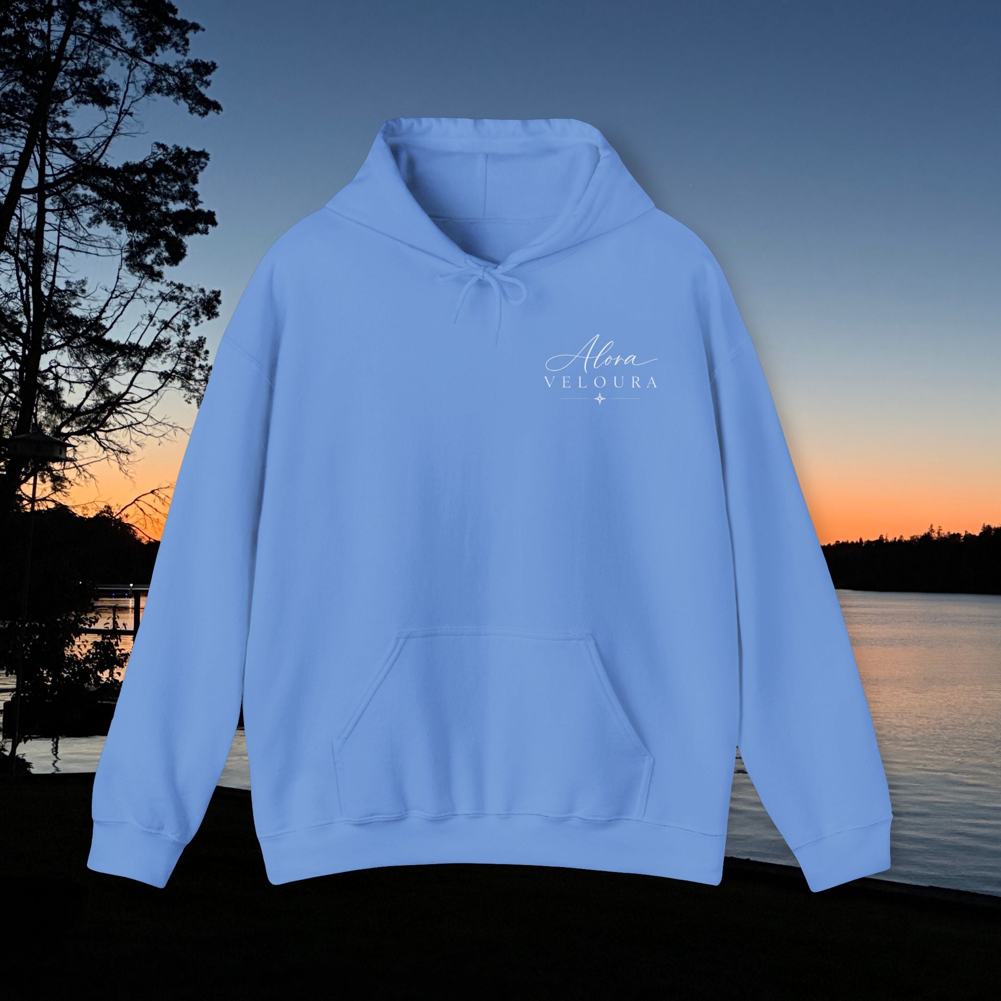 Matchbook Hoodie- Carolina Blue