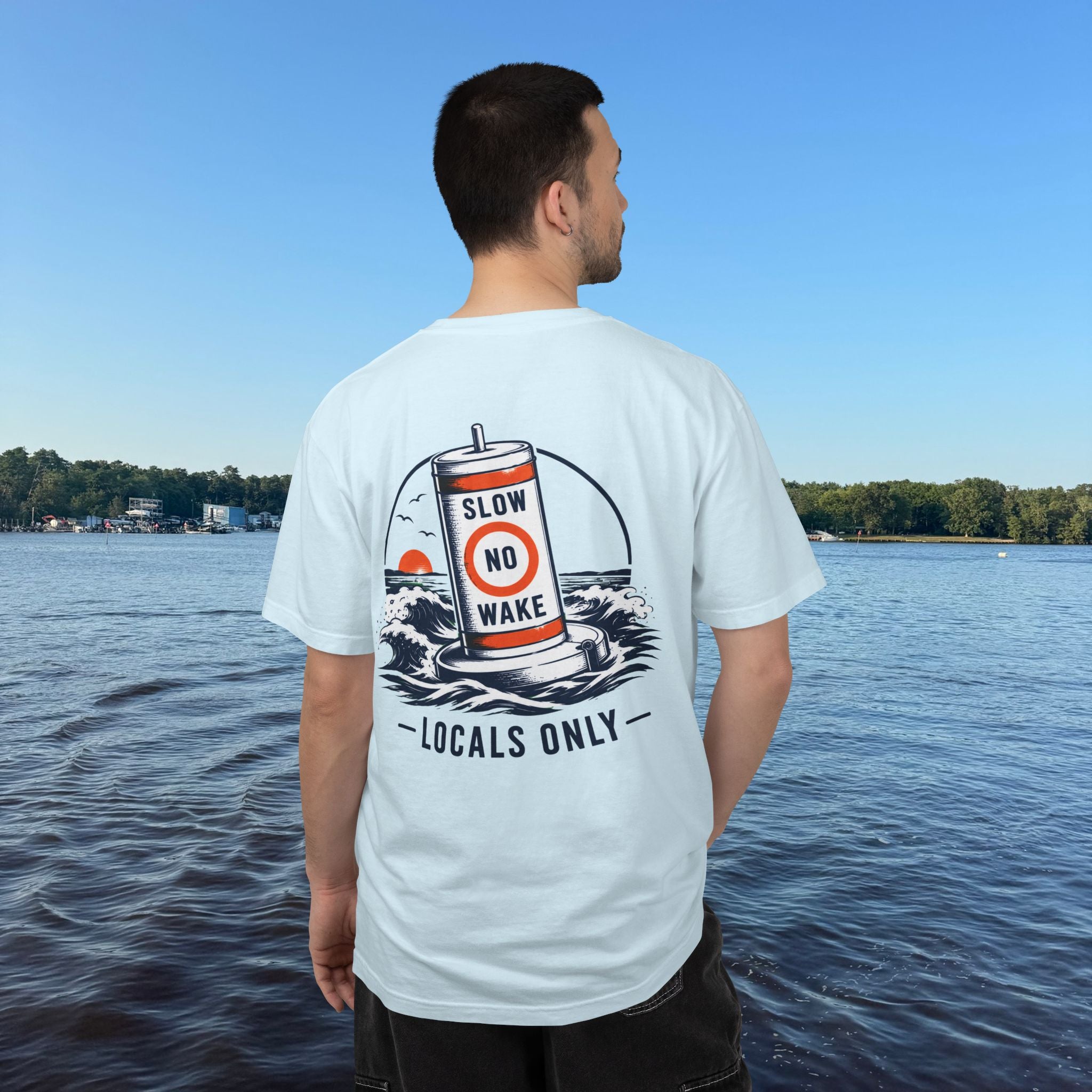 Locals Only T‑Shirt- Chambray