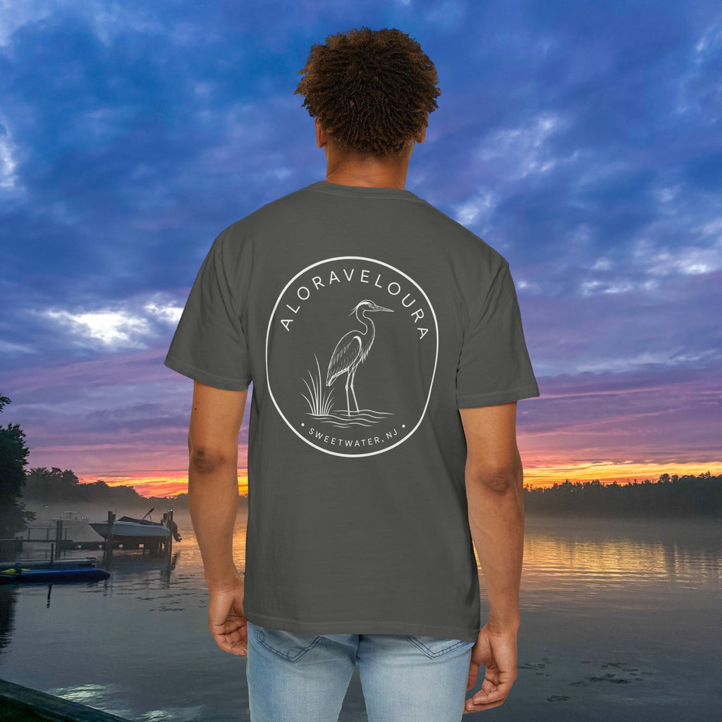 Alora Veloura Heron T-Shirt- Pepper