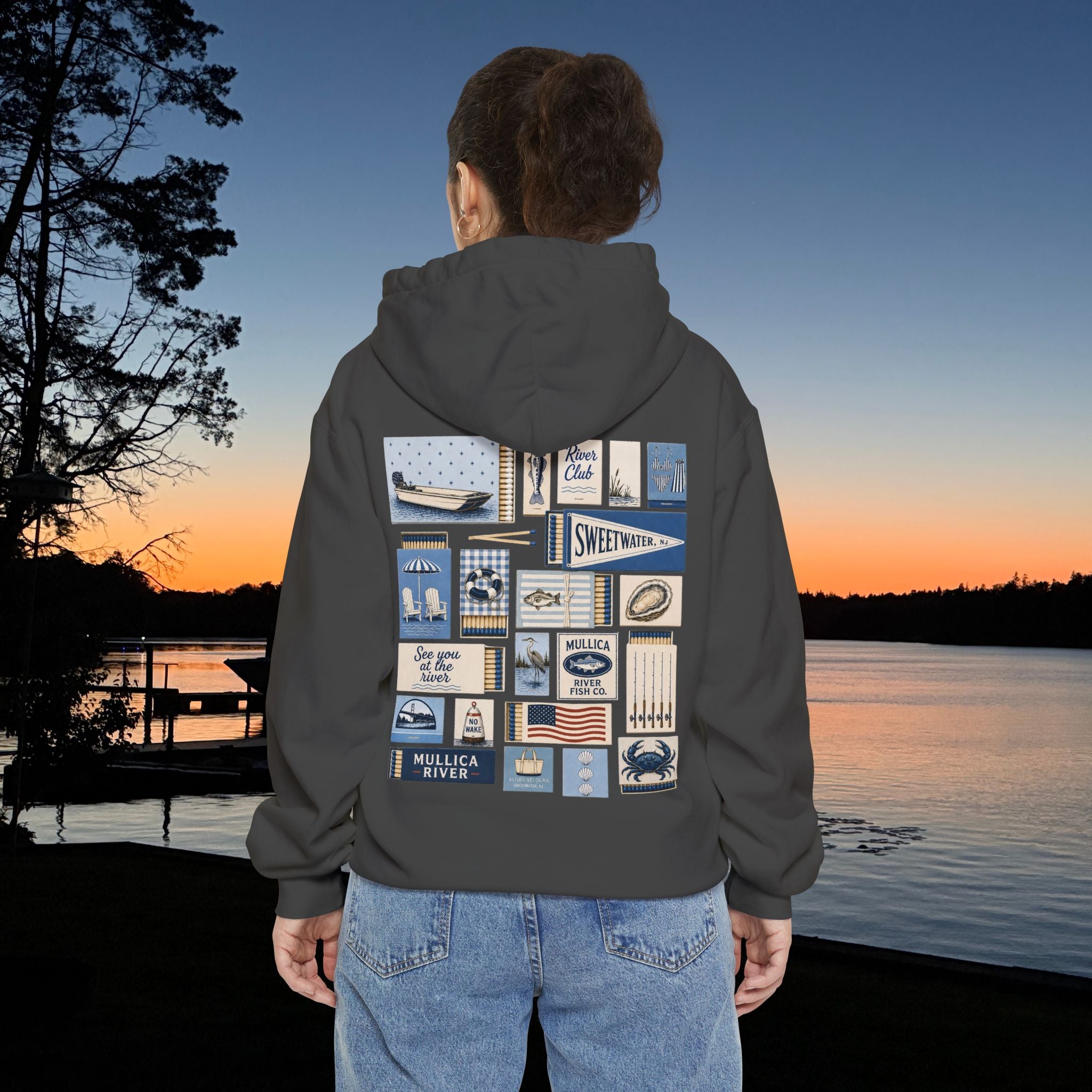 Matchbook Hoodie- Pepper