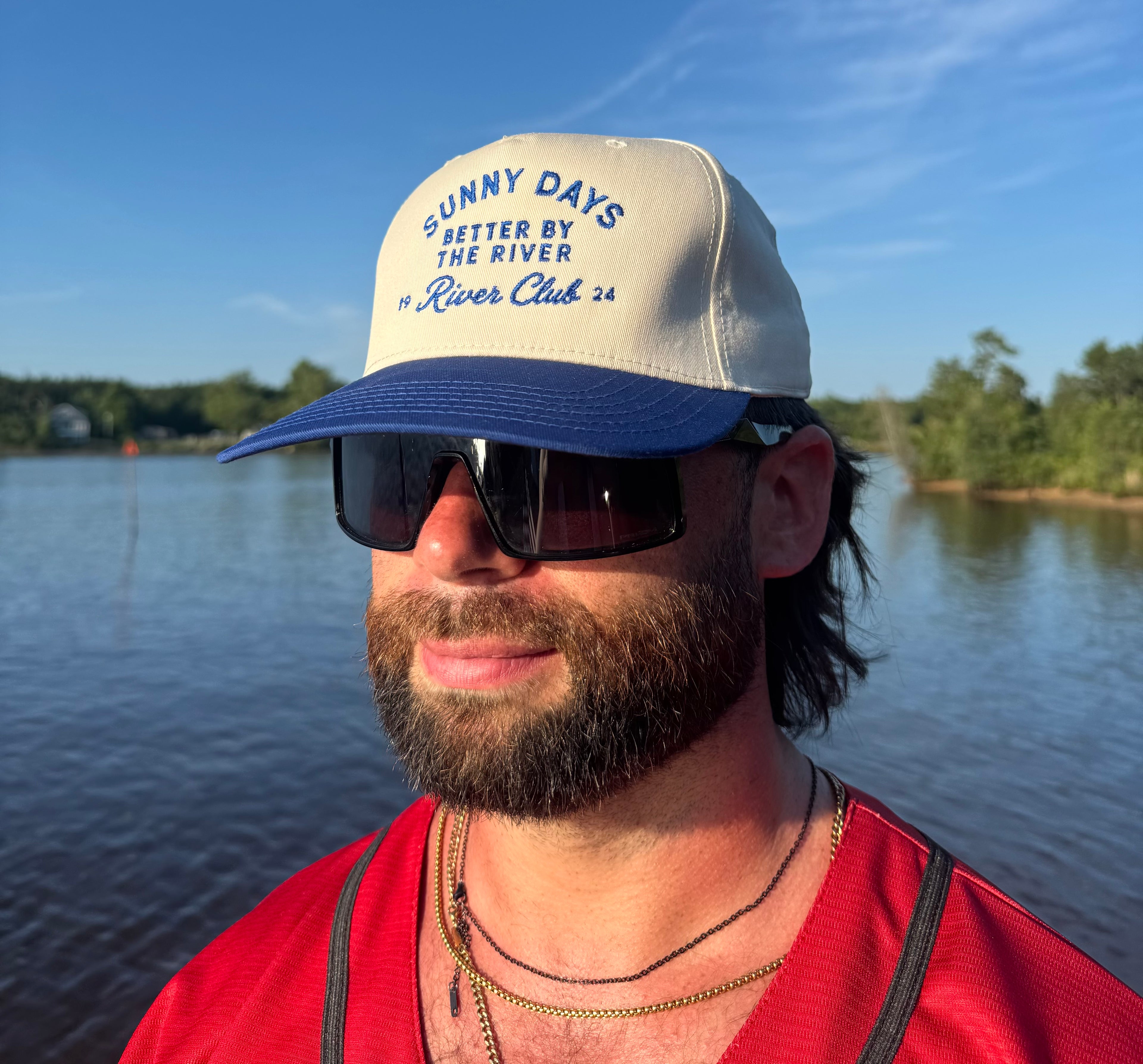 Sunny Days River Club Embroidered Hat