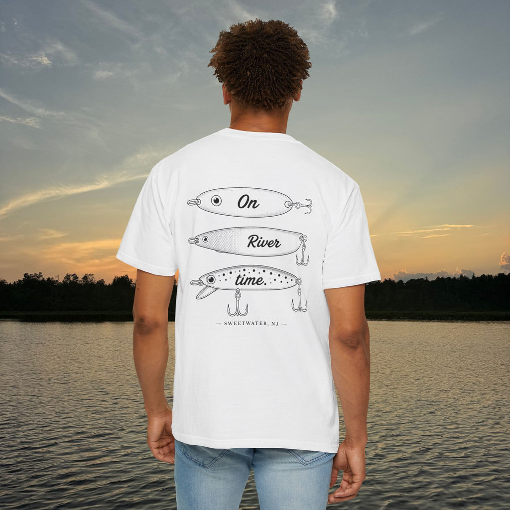 On River Time T-Shirt- White