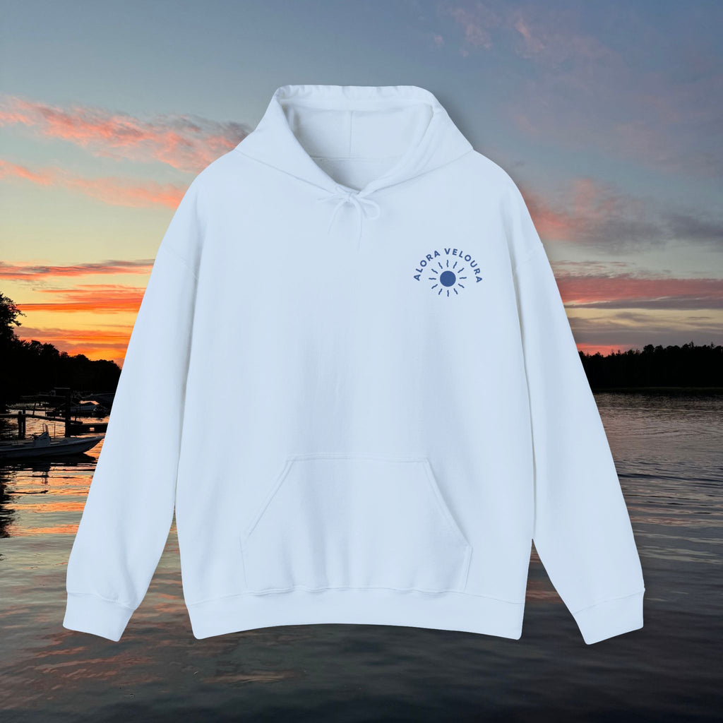 Coastal State of Mind Hoodie- Light Blue