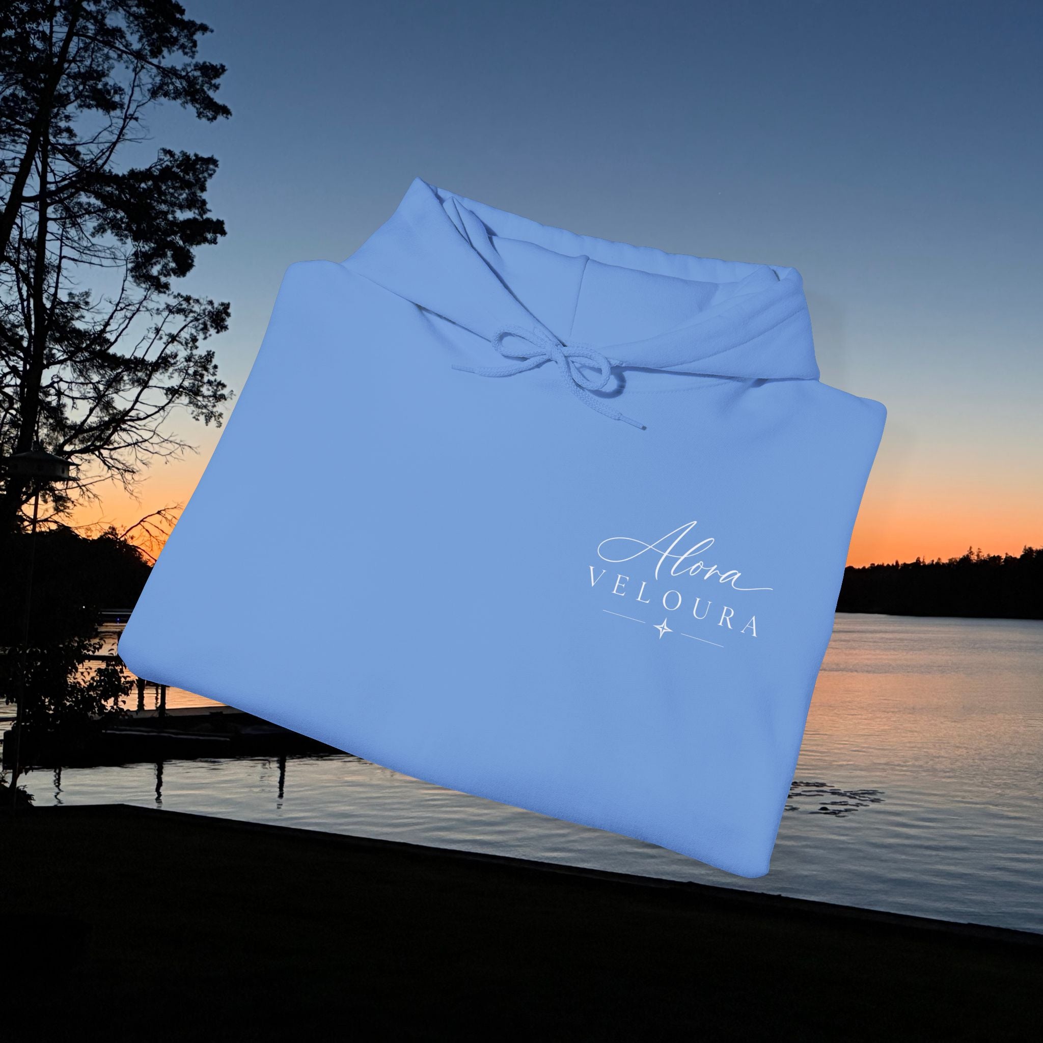 Matchbook Hoodie- Carolina Blue