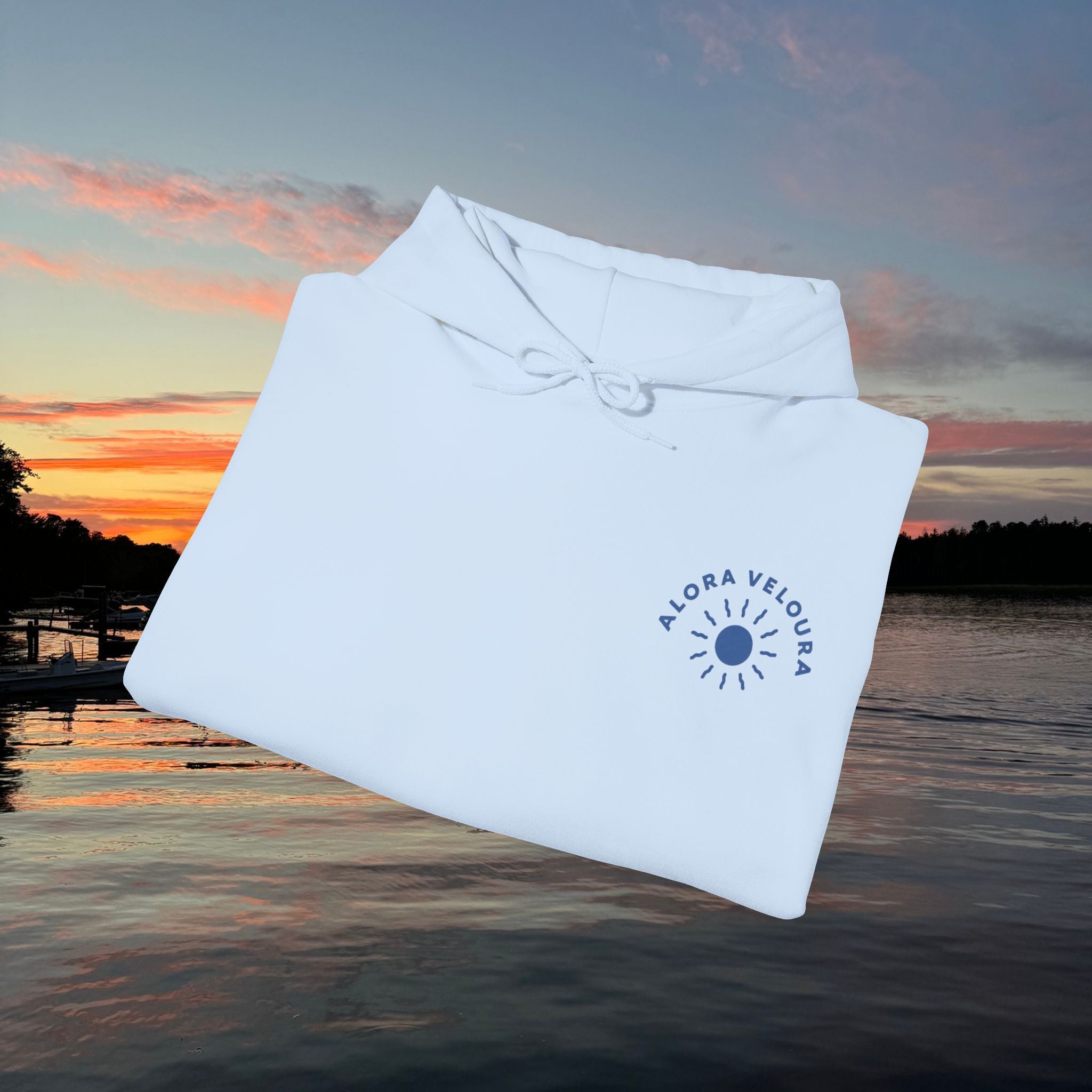 Coastal State of Mind Hoodie- Light Blue