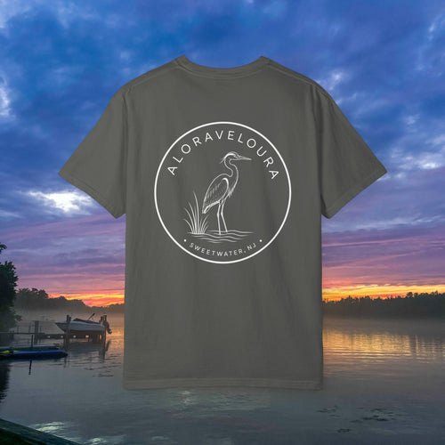 Alora Veloura Heron T-Shirt- Pepper