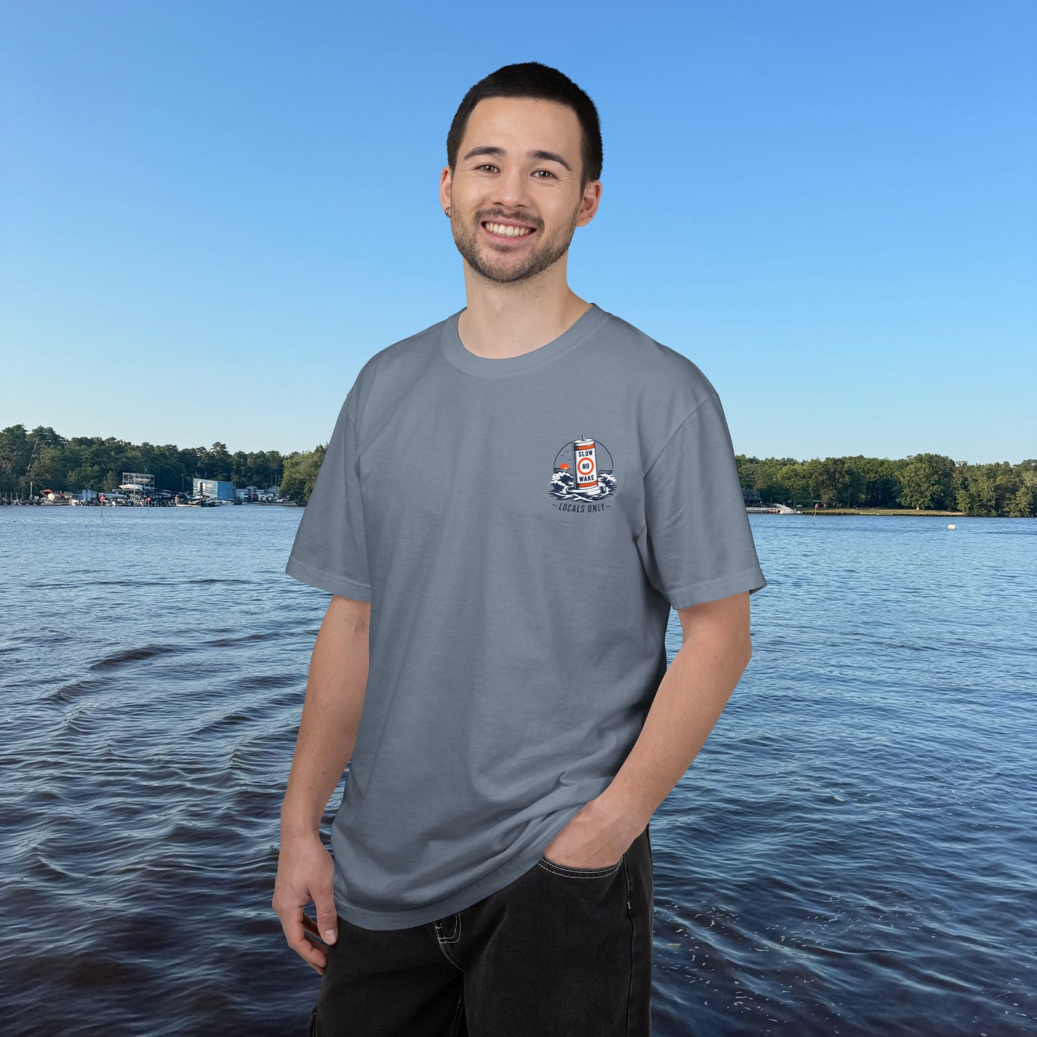 Locals Only T‑Shirt- Blue Jean