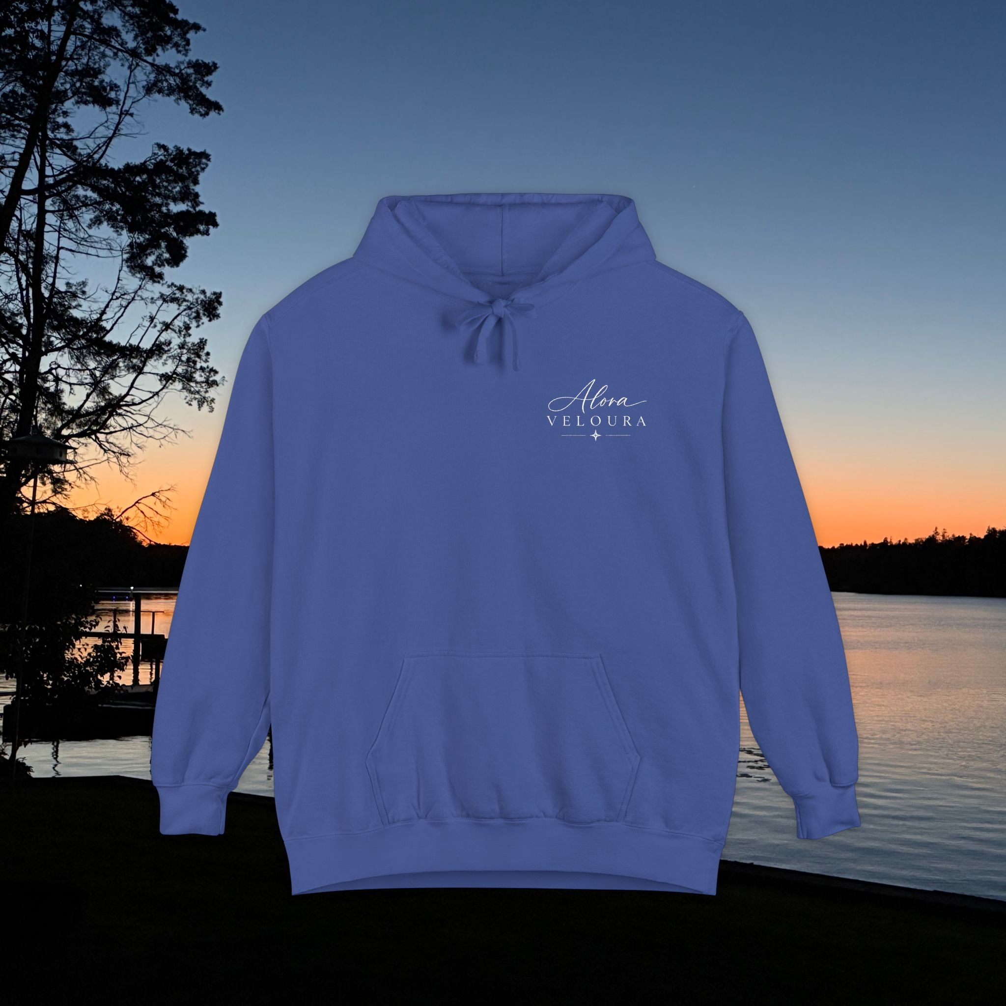 Matchbook Hoodie- FloBlue