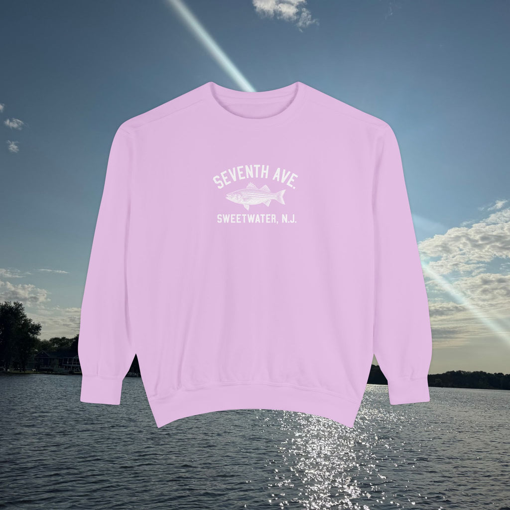 Seventh Ave Crewneck Sweatshirt- Orchid