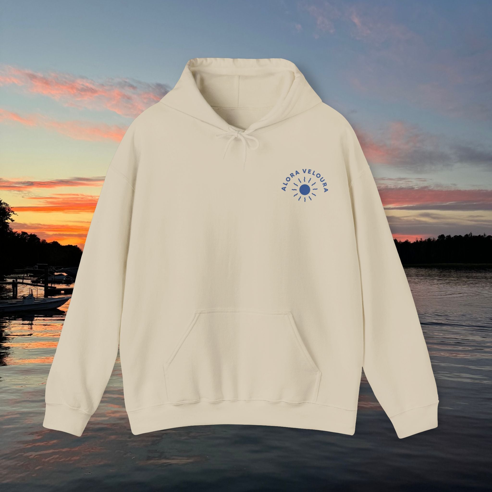 Coastal State of Mind Hoodie-  Sand