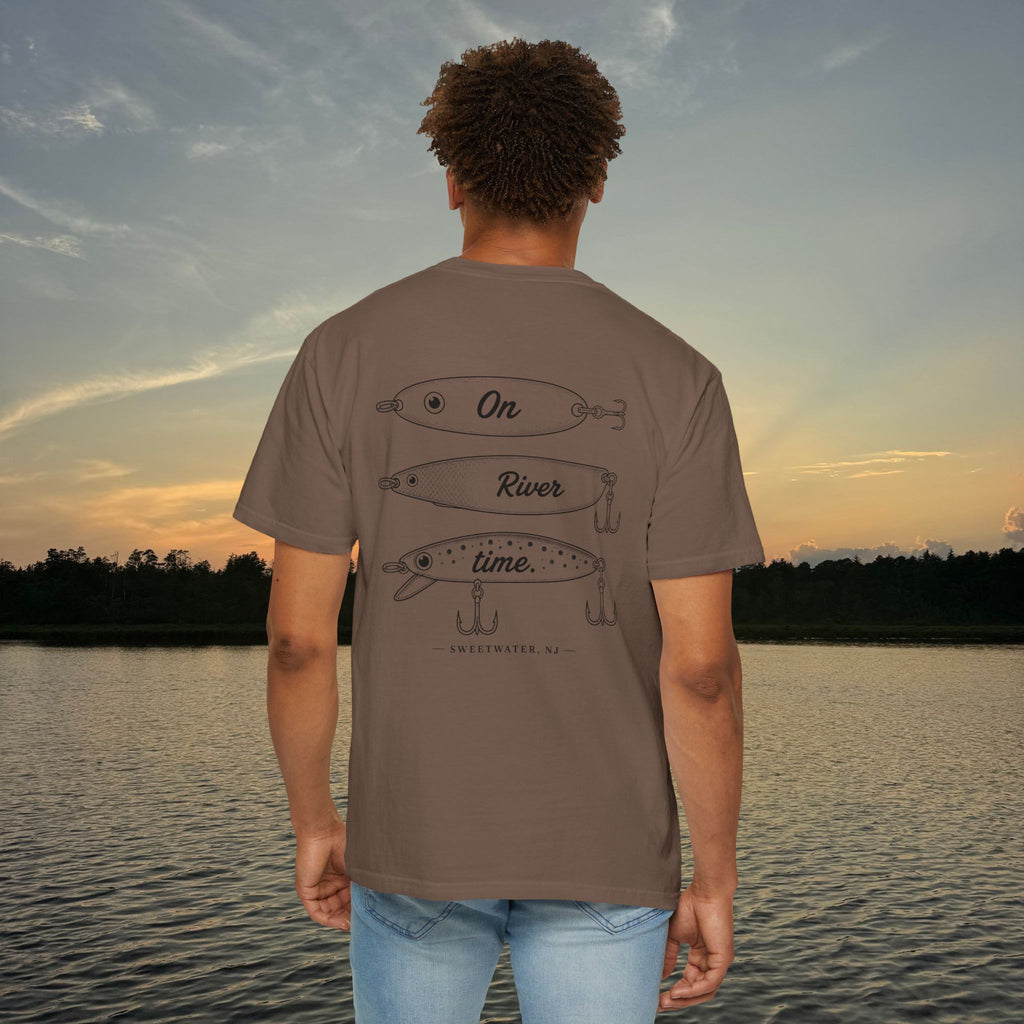 On River Time T-Shirt- Espresso