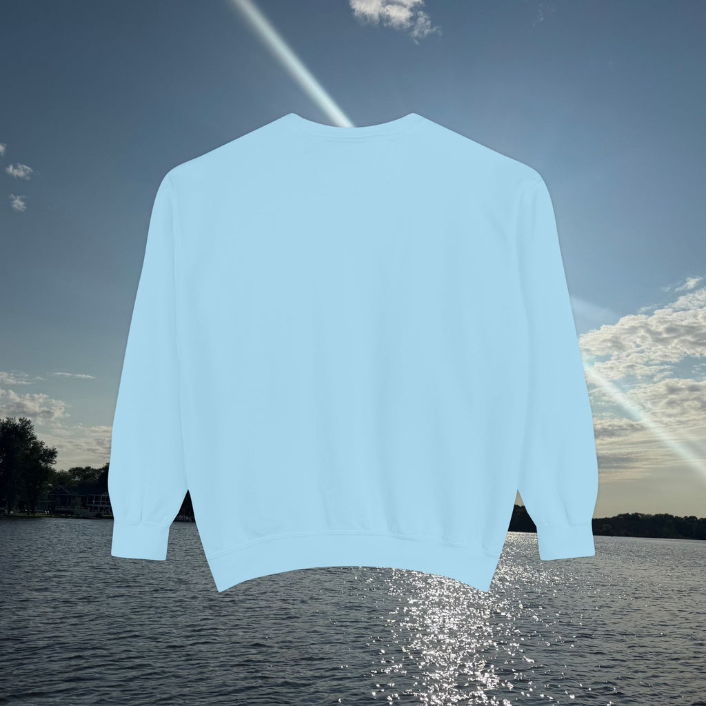 Seventh Ave Crewneck Sweatshirt- Chambray