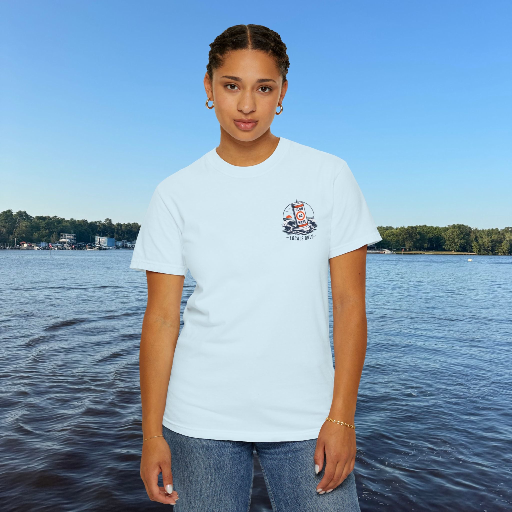 Locals Only T‑Shirt- Chambray